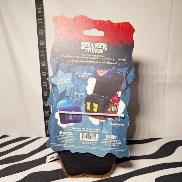 NWT Bark Netflix Stranger Things Dog Toy XS-M - Picture 3 of 5